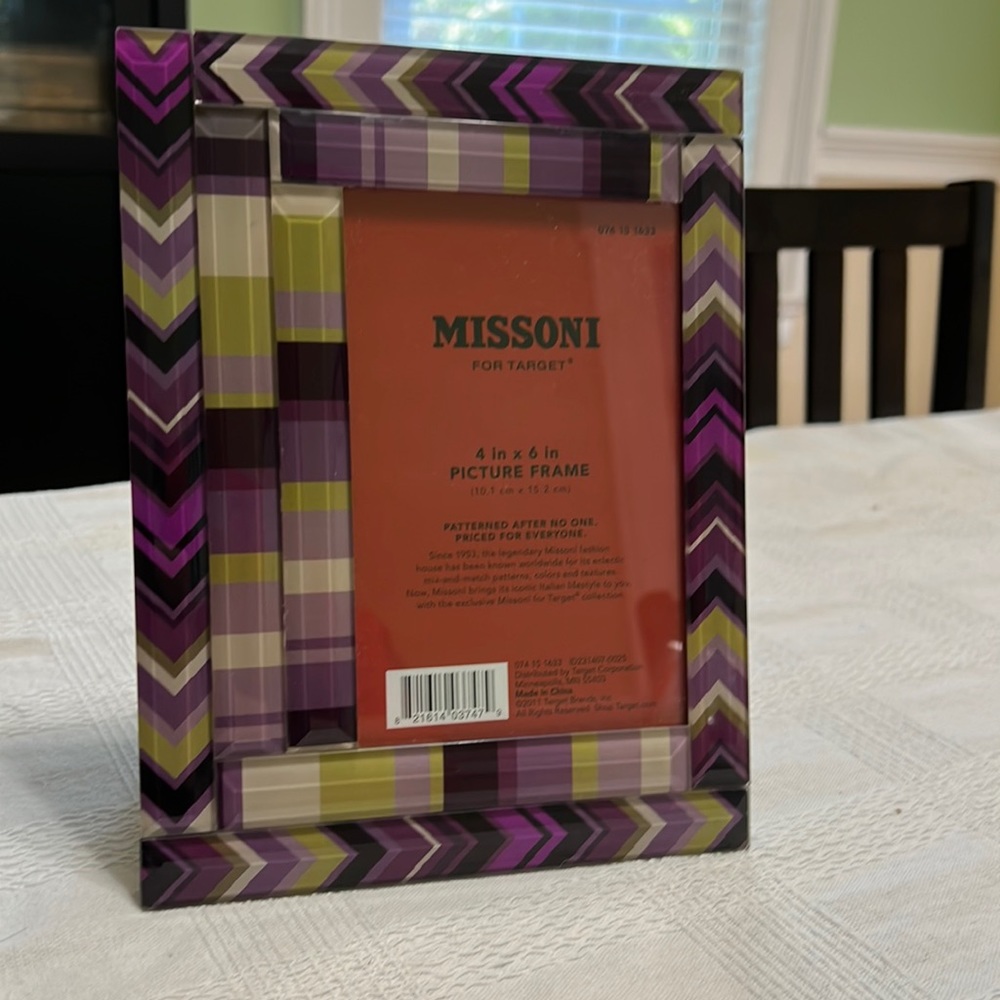 New Missoni for Target Picture Frame